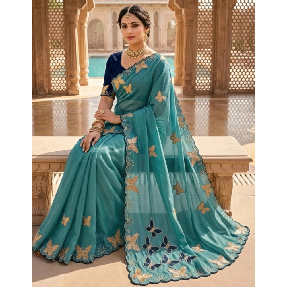 PID-67157-Women-s-Star-Georgette-Embellished-Saree-With-Unstitched-Blouse-5-5-Mtr-Blue-1-1000x1000-1.webp Generic Women's Star Georgette Embellished Saree With Unstitched Blouse 5.5Mtr (Blue) - Image 1