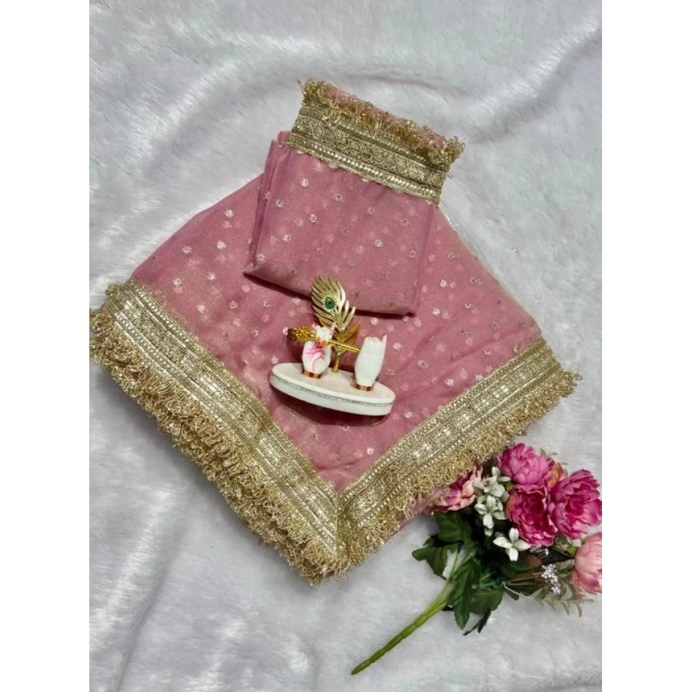 PID-67170-Women-s-Silk-Embellished-Saree-With-Unstitched-Blouse-5-5-Mtr-Pink-1-1000x1000-1.webp Generic Women's Silk Embellished Saree With Unstitched Blouse 5.5Mtr (Pink) - Image 1