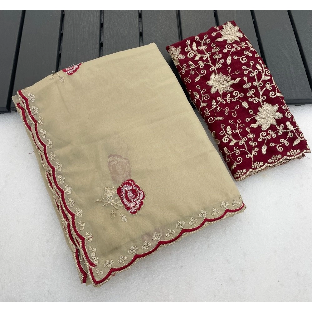 PID-67179-Women-s-Star-Georgette-Embroidered-Saree-With-Unstitched-Blouse-5-5-Mtr-Beige-1-1000x1000-1.webp Generic Women's Star Georgette Embroidered Saree With Unstitched Blouse 5.5Mtr (Cream) - Image 1