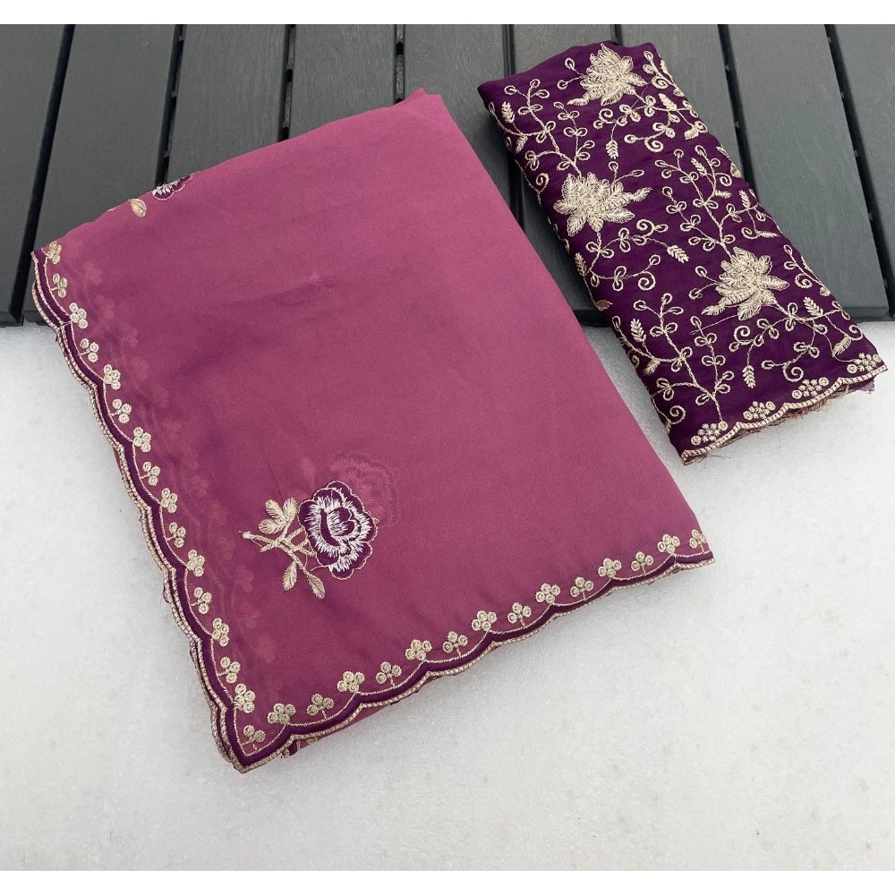 PID-67181-Women-s-Star-Georgette-Embroidered-Saree-With-Unstitched-Blouse-5-5-Mtr-Pink-1-1000x1000-1.webp Generic Women's Star Georgette Embroidered Saree With Unstitched Blouse 5.5Mtr (Pink) - Image 1