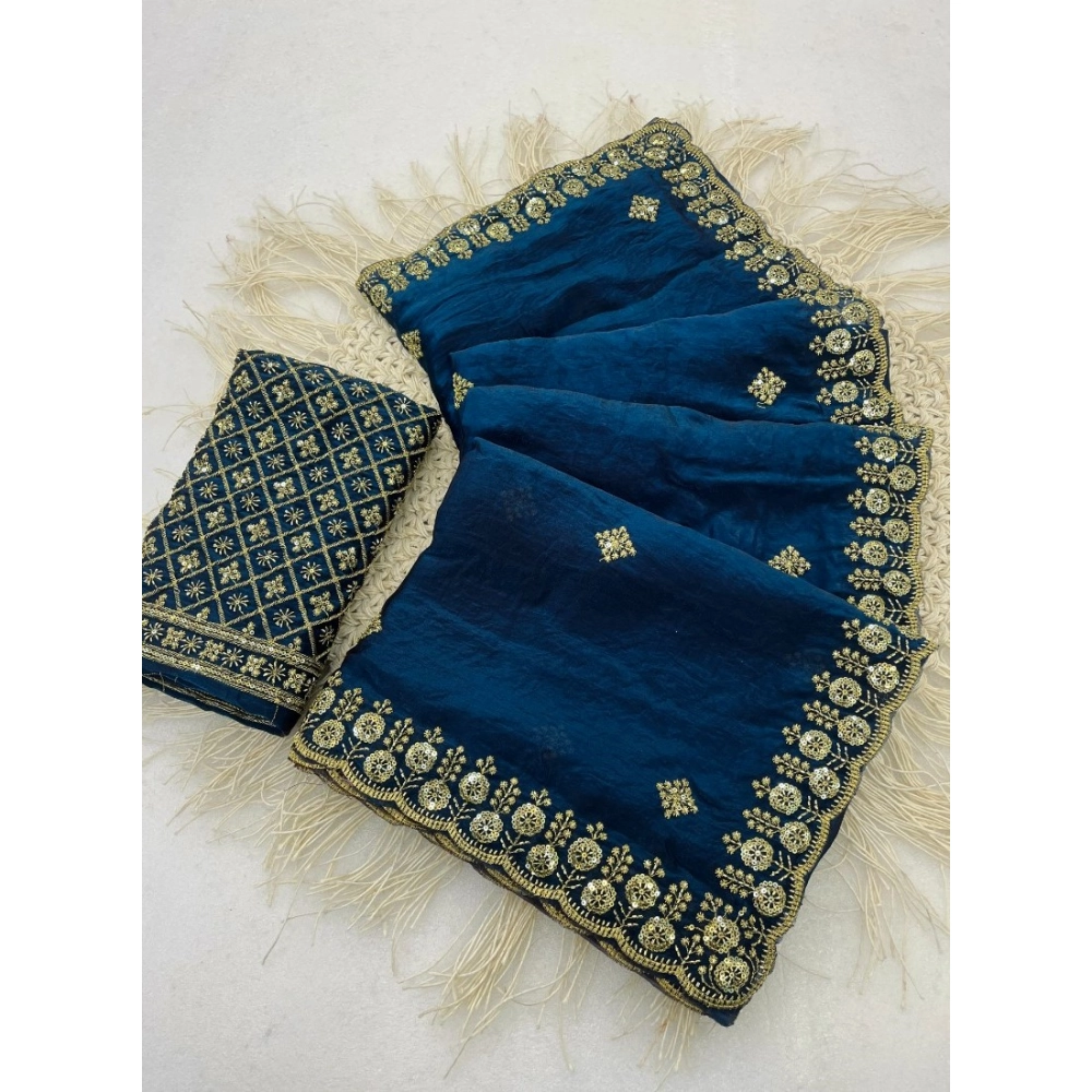 PID-67196-Women-s-Satin-Embellished-Saree-With-Unstitched-Blouse-5-5-Mtr-Blue-1-1000x1000-1.webp Generic Women's Satin Embellished Saree With Unstitched Blouse 5.5Mtr (Teal) - Image 1