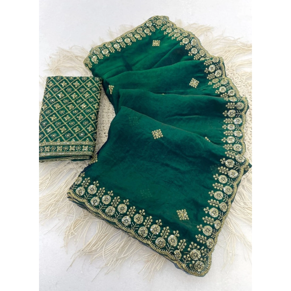 PID-67197-Women-s-Satin-Embellished-Saree-With-Unstitched-Blouse-5-5-Mtr-Green-1-1000x1000-1.webp Generic Women's Satin Embellished Saree With Unstitched Blouse 5.5Mtr (Green) - Image 1
