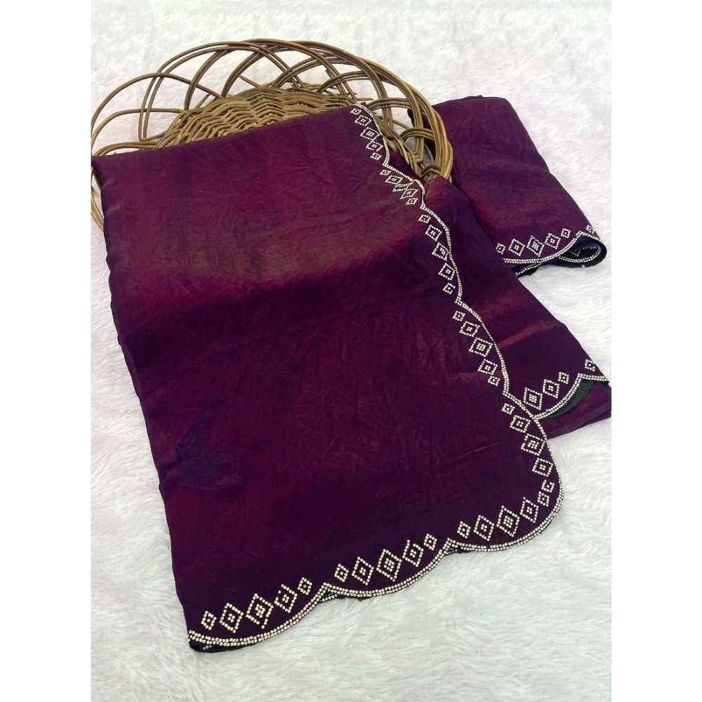 PID-67208-Women-s-Satin-Embellished-Saree-With-Unstitched-Blouse-5-5-Mtr-Wine-1-1000x1000-1.webp Generic Women's Satin Embellished Saree With Unstitched Blouse 5.5Mtr (Wine) - Image 1