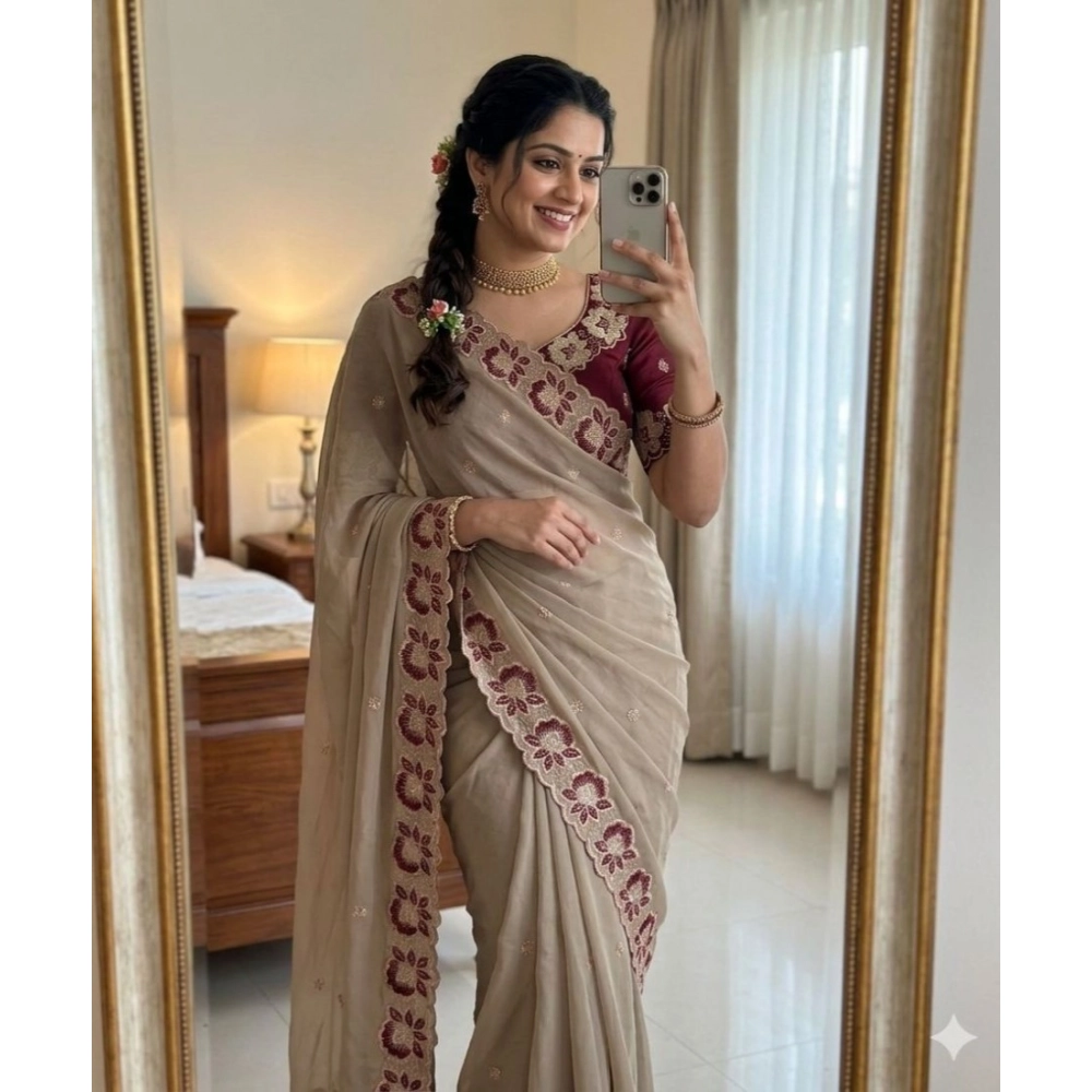PID-67211-Women-s-Star-Georgette-Embroidered-Saree-With-Unstitched-Blouse-5-5-Mtr-Beige-1-1000x1000-1.webp Generic Women's Star Georgette Embroidered Saree With Unstitched Blouse 5.5Mtr (Beige) - Image 1