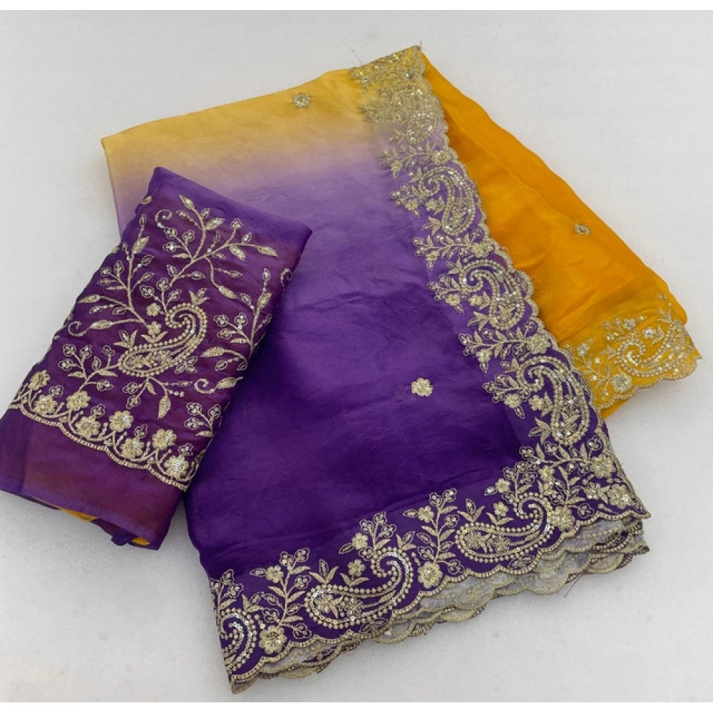 PID-67241-Women-s-Satin-Embellished-Saree-With-Unstitched-Blouse-5-5-Mtr-Yellow-1-1000x1000-2.webp Generic Women's Satin Embellished Saree With Unstitched Blouse 5.5Mtr (Multicolor) - Image 1